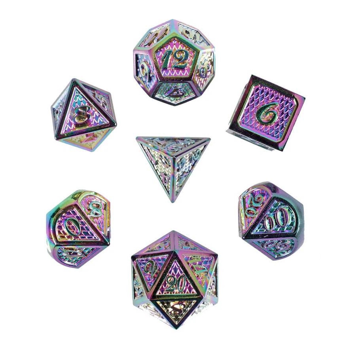 7ct Fey Fatale Metal Dice