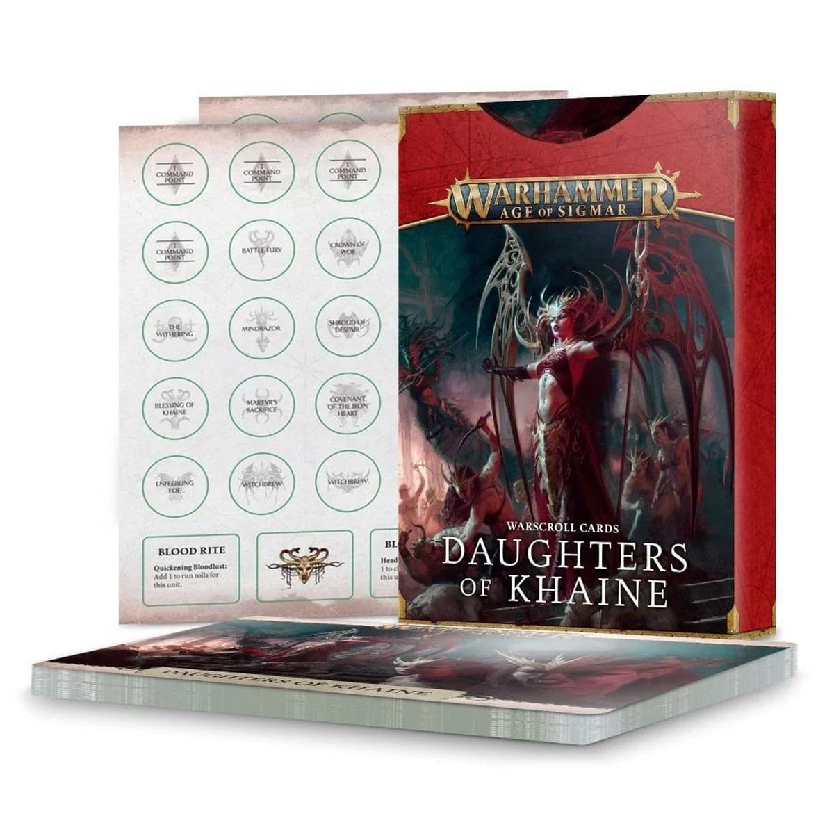 Age of Sigmar Daughters of Khaine Warscroll Cards