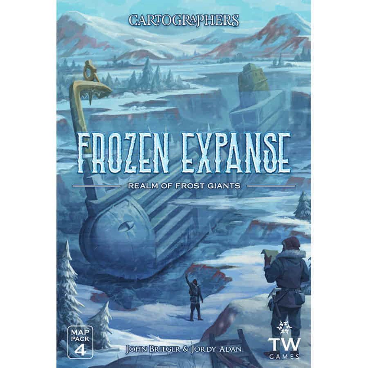 Cartographers Map Pack 4: Frozen Expanse, Realm of Frost Giants