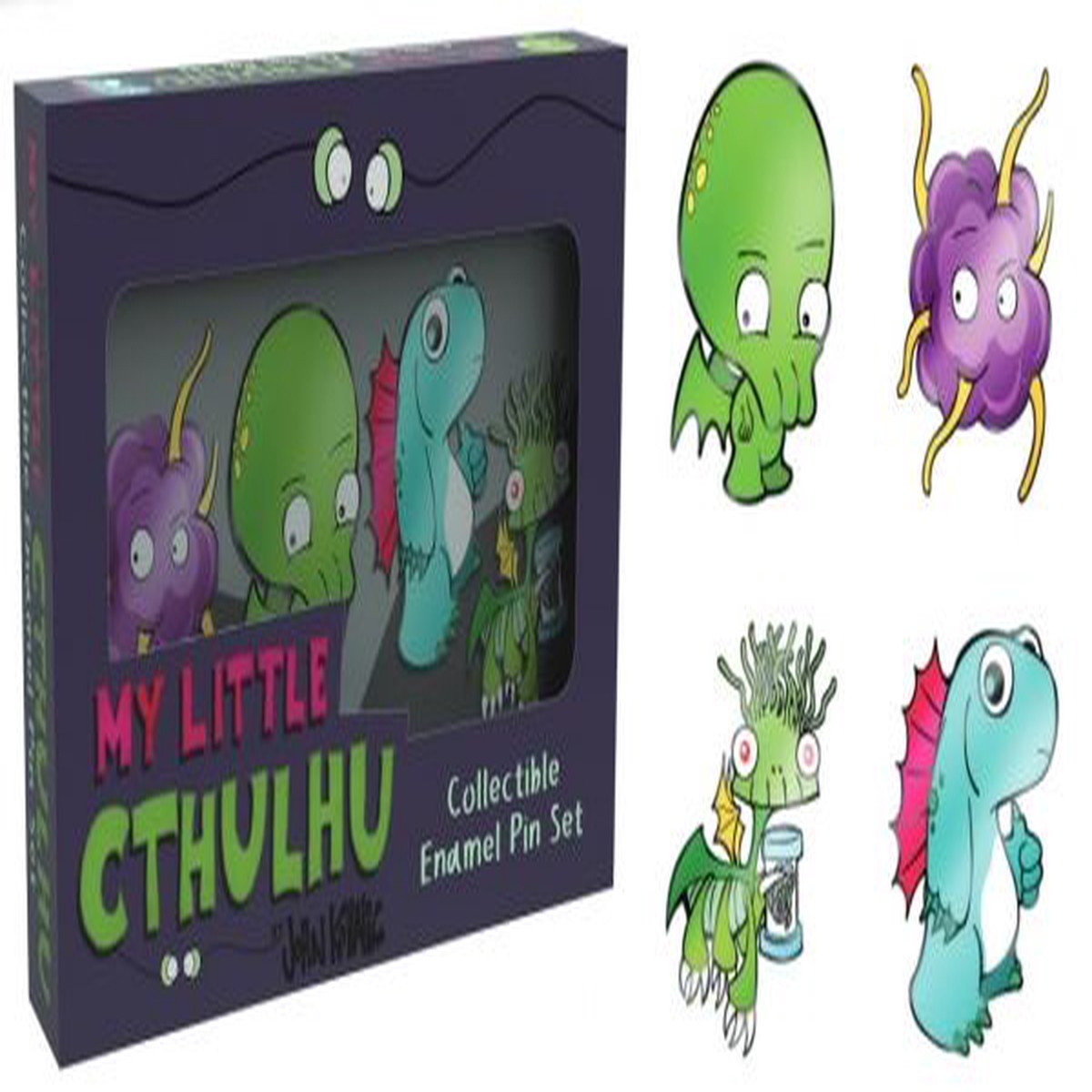 My Little Cthulhu Pin 4pc Box