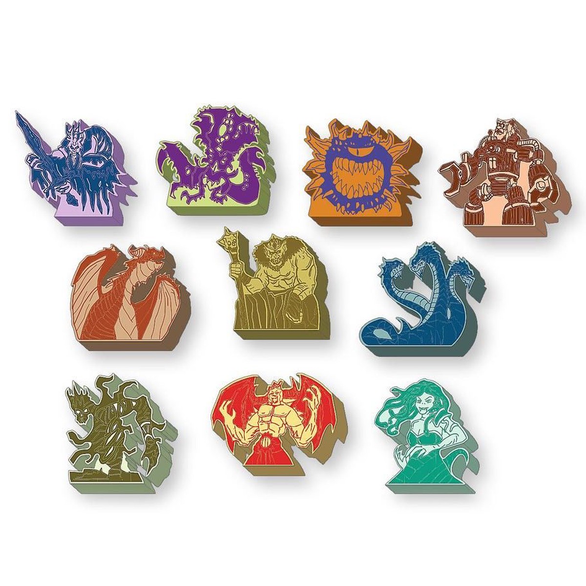 Tiny Epic Dungeons Boss Meeples