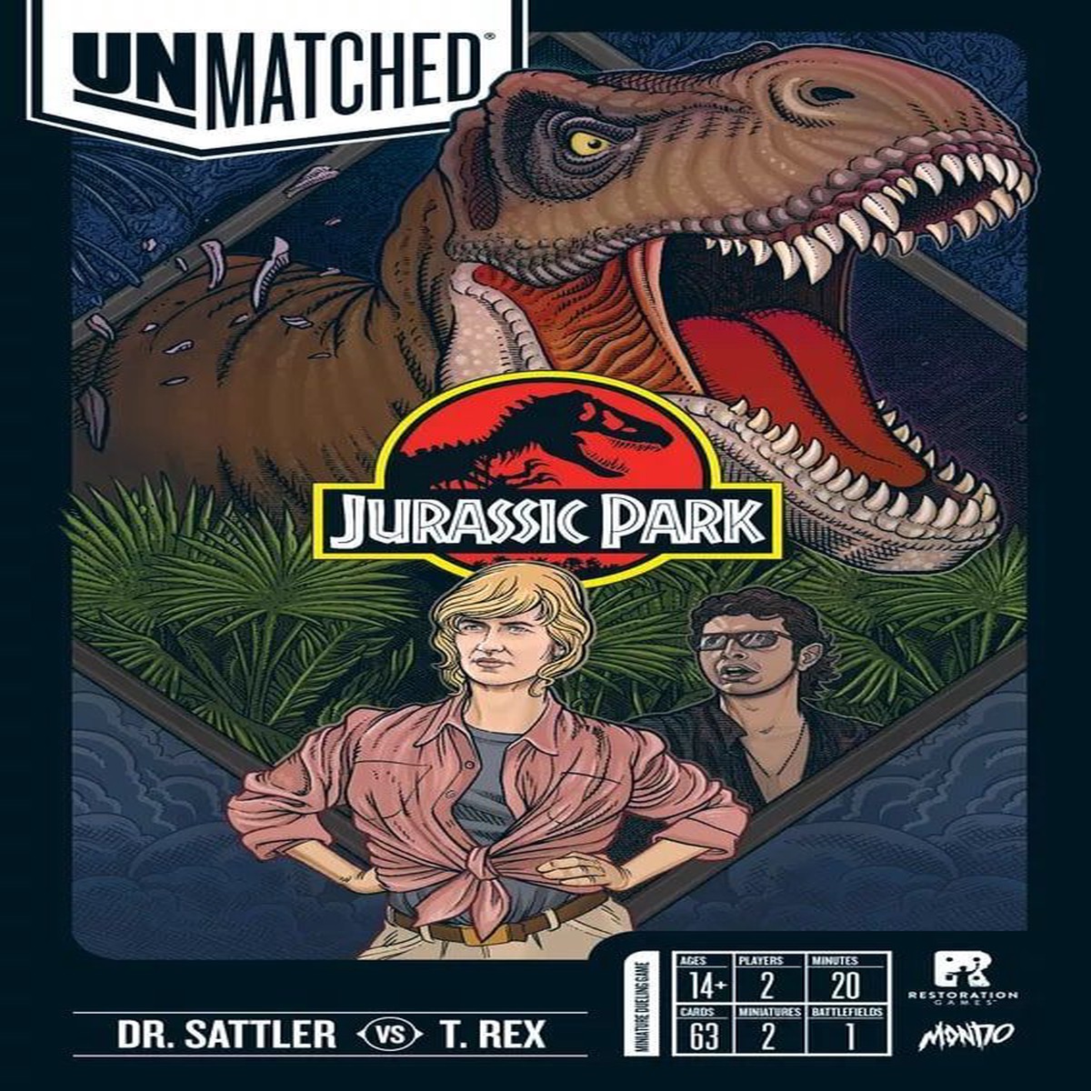 Unmatched Jurassic Park: Dr. Sattler vs T-Rex
