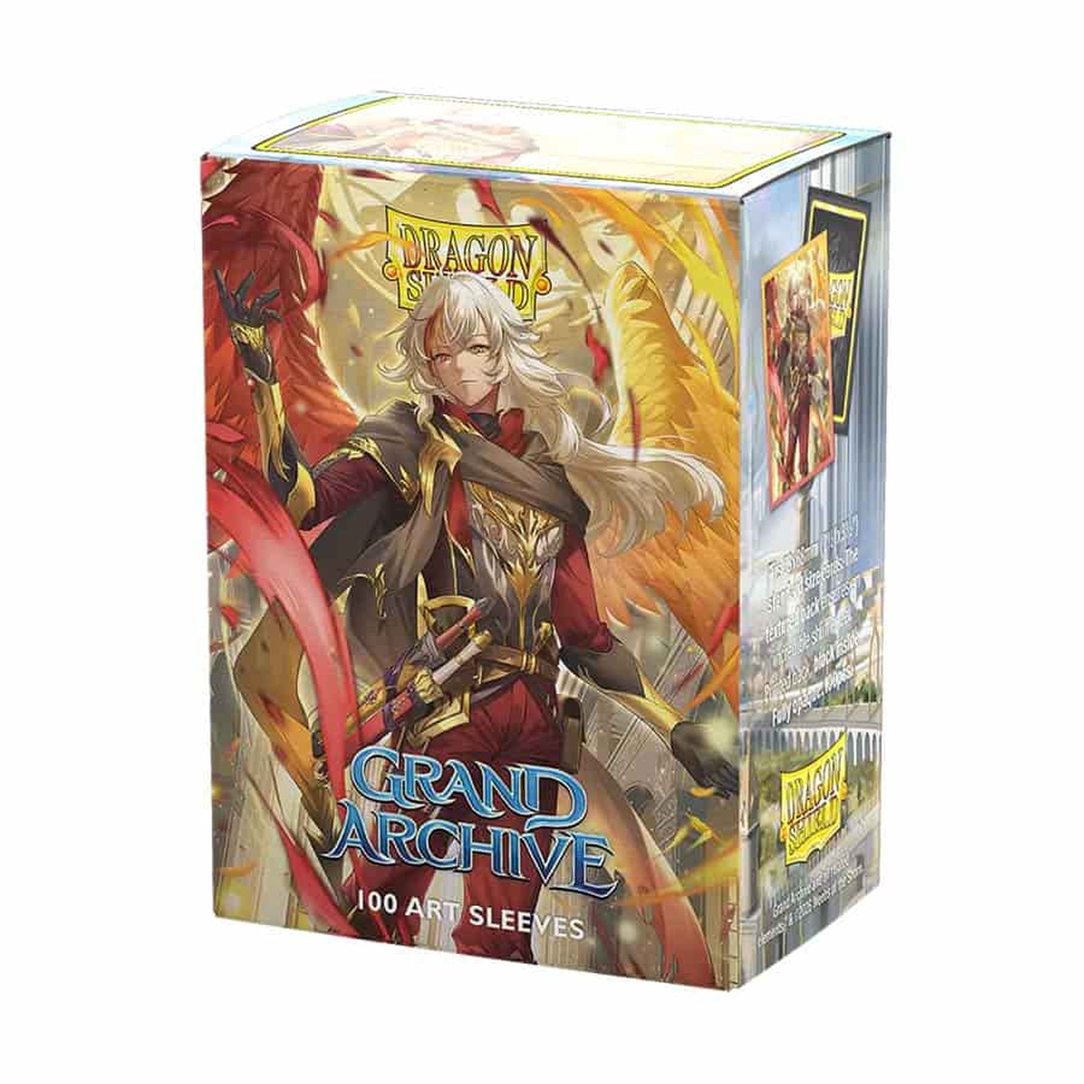 Dragon Shield 100ct Matte Art Sleeves: Grand Archive - ARCHANGELS: AZRAEL ARCHANGEL OF MATERIA