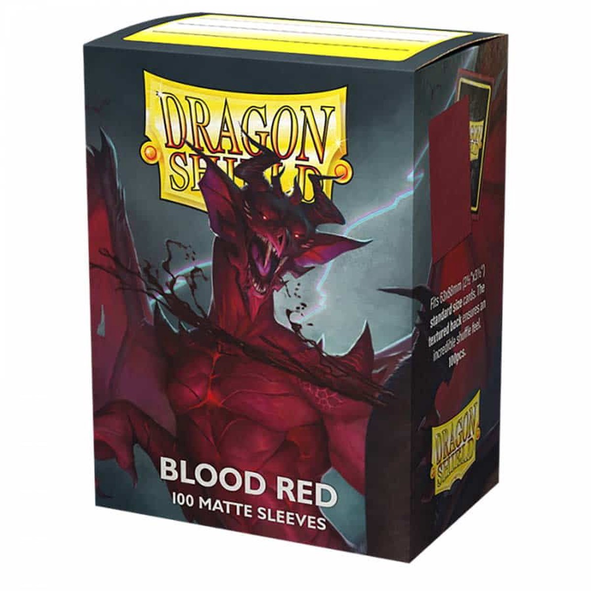 Dragon Shield 100ct Sleeves Matte Blood Red