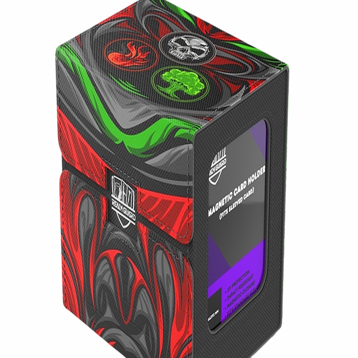 Realm Guard Deck Box Black Red Green