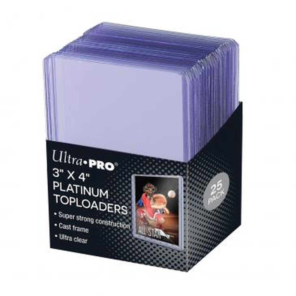 Ultra Pro 3" x 4" Ultra Clear Platinum Toploaders 25ct (15910)