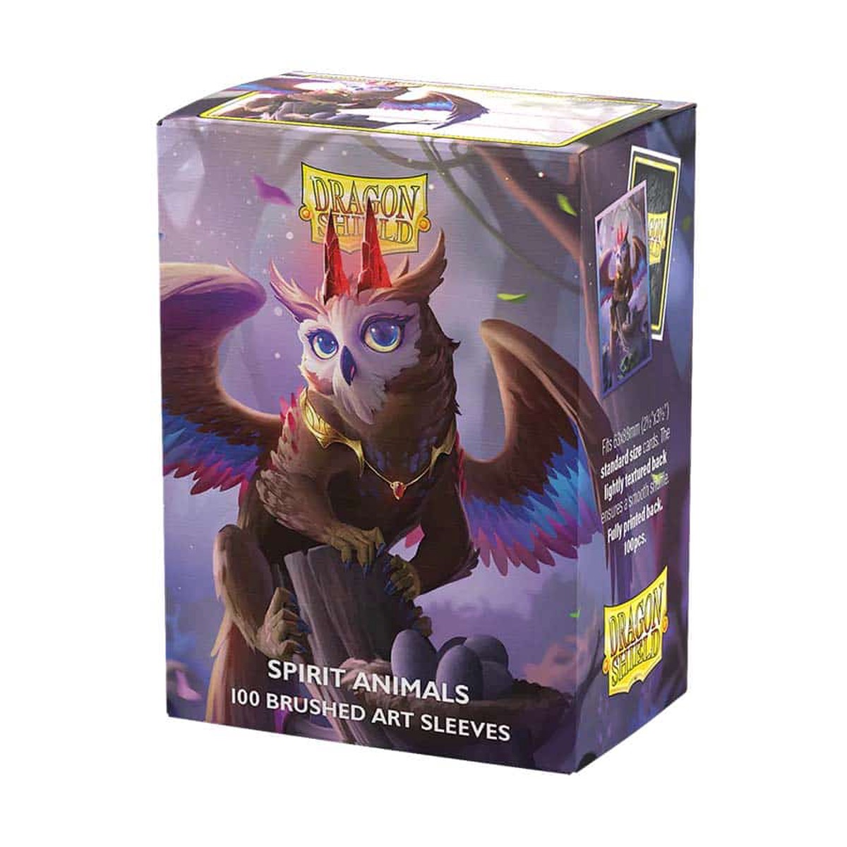 Dragonshield: Brushed Art Sleeves: Spirit Animals: The Dragowlis