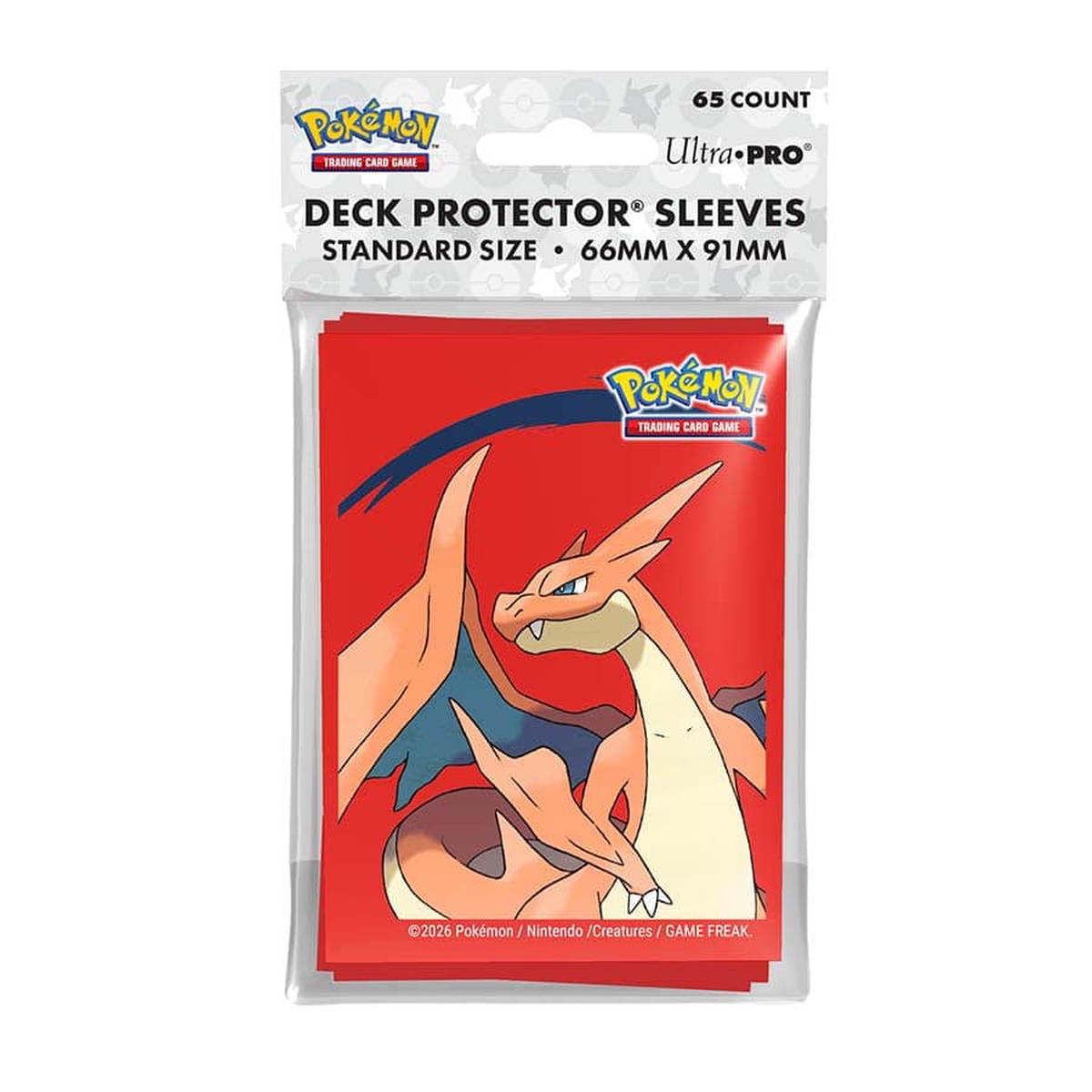 Pokemon Standard Deck Protector Sleeves: Mega Charizard Y 65ct