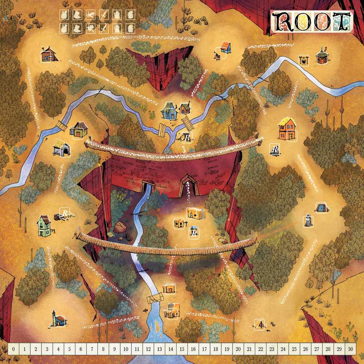 Root: Marsh/Gorge Playmat