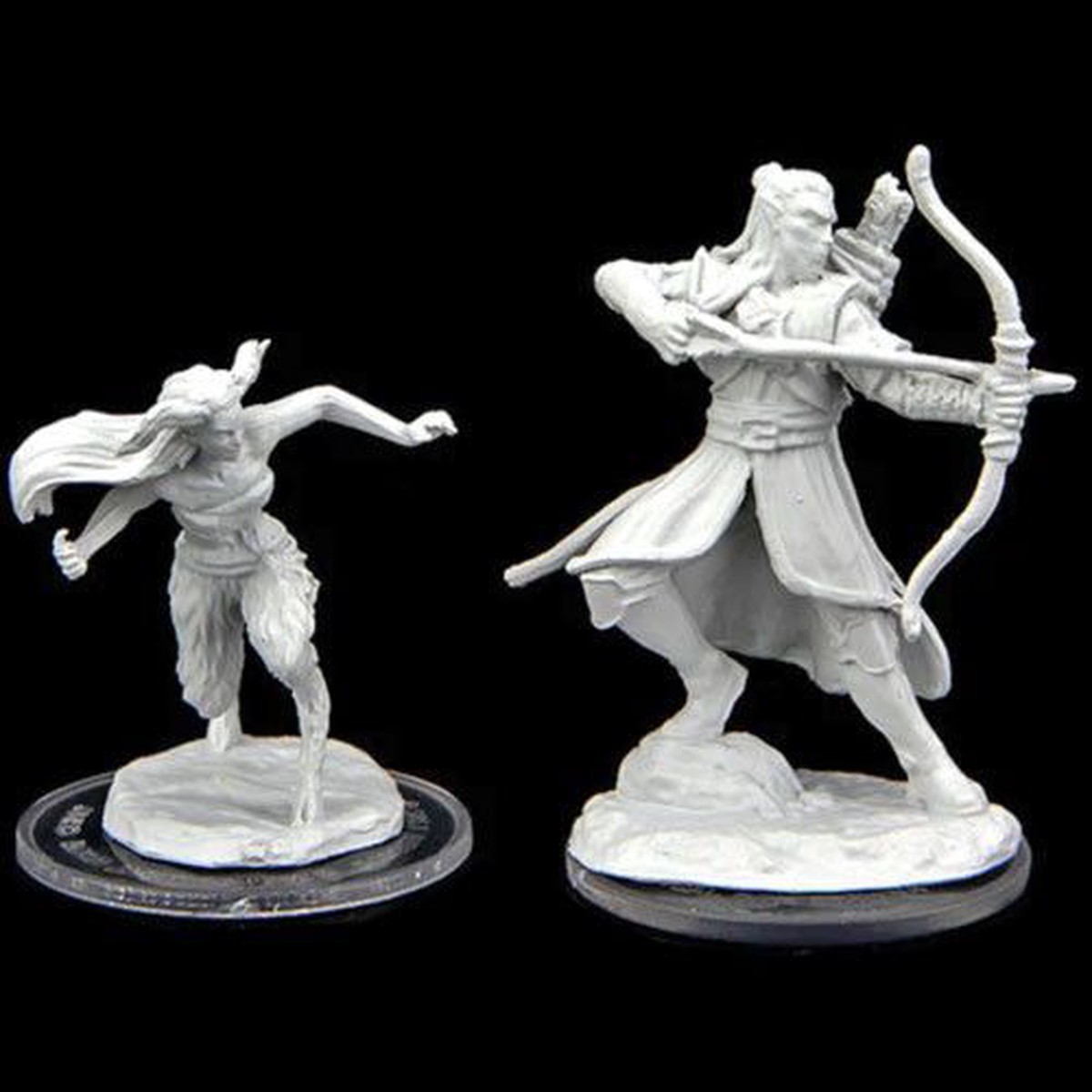 Critical Role Unpainted Miniatures Verdant Guard Marksman & Satyr (90474)