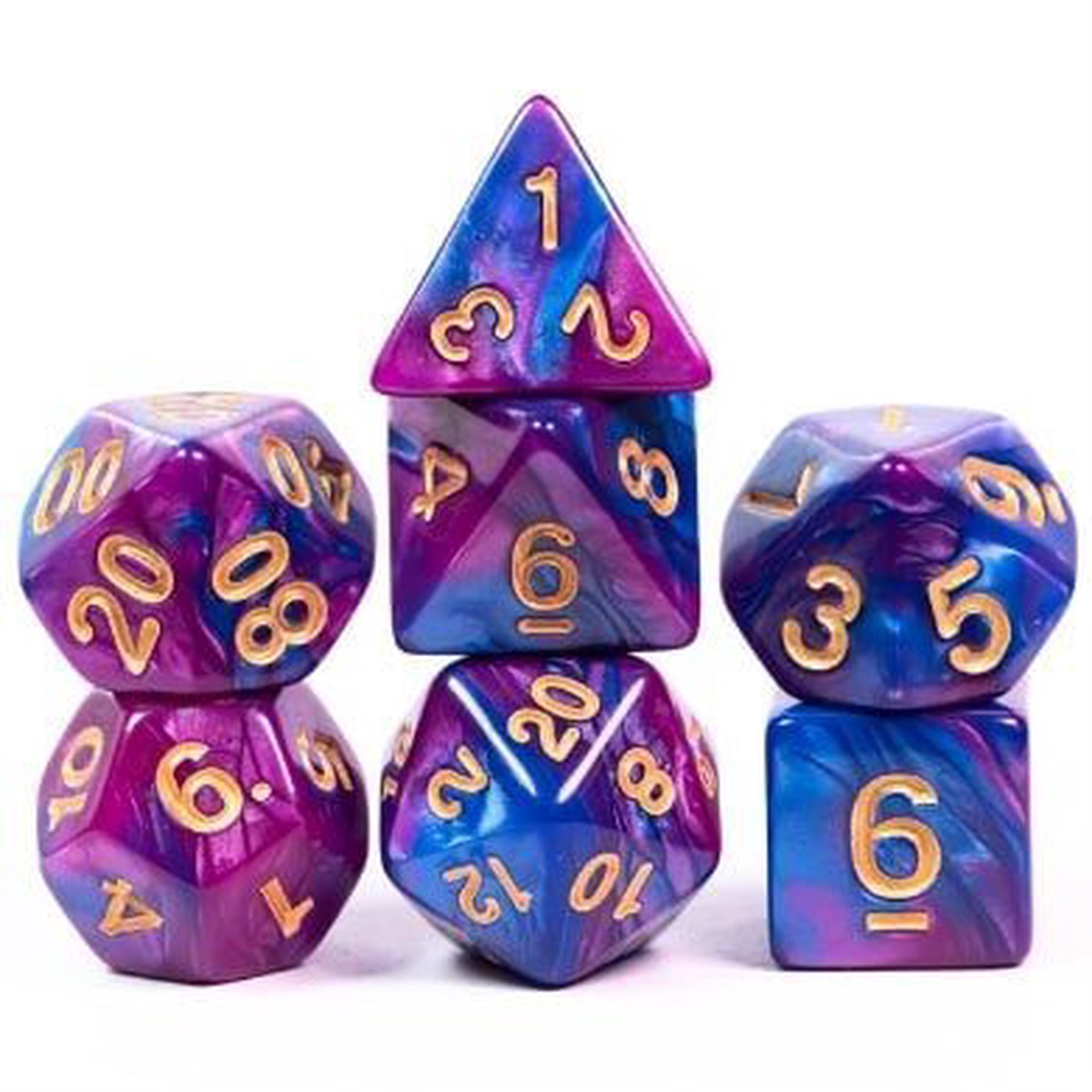 Foam Brain 7ct Polyhedral Dice Set Between Dimensions