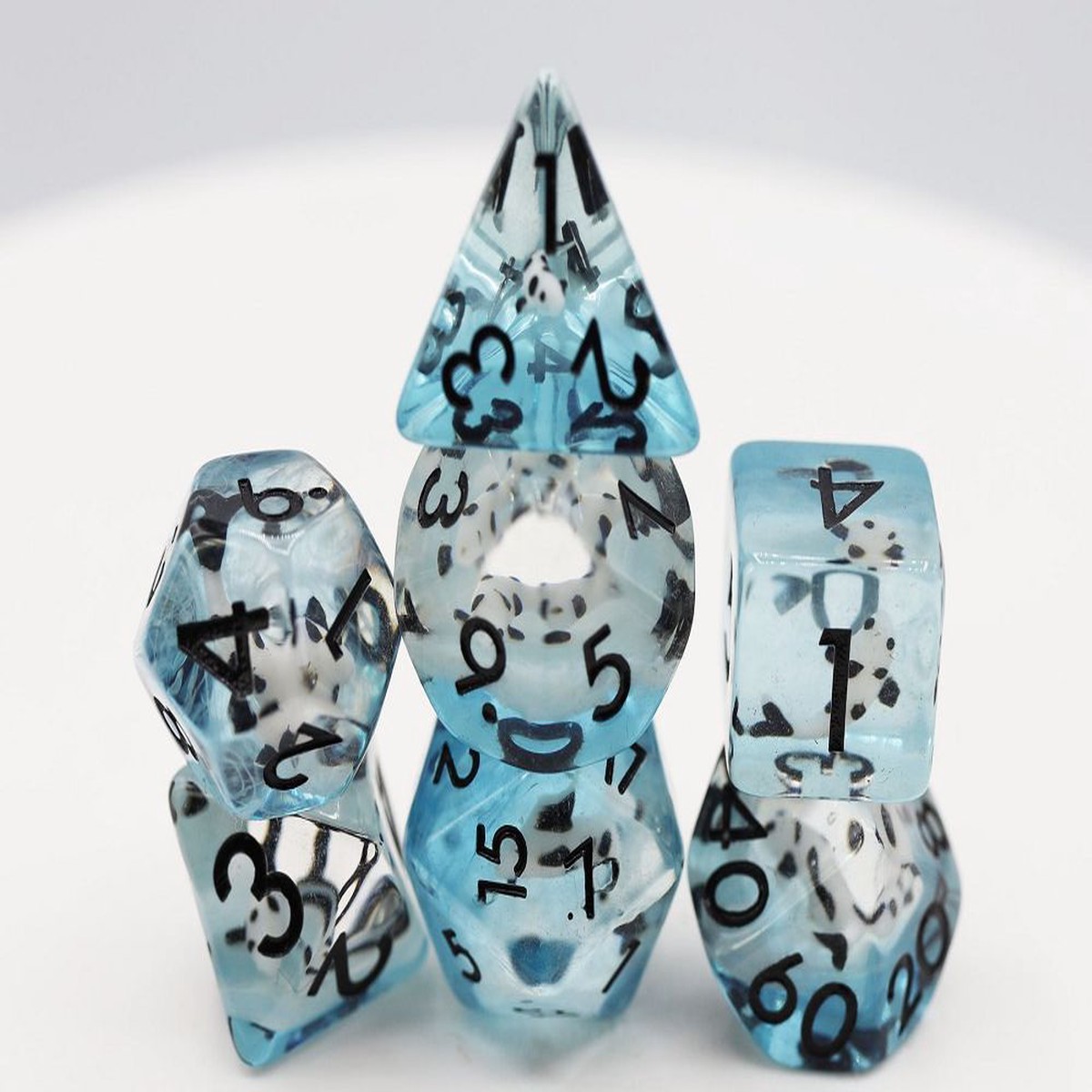 Foam Brain 7ct Polyhedral Dice Set Lucky Koi Fish