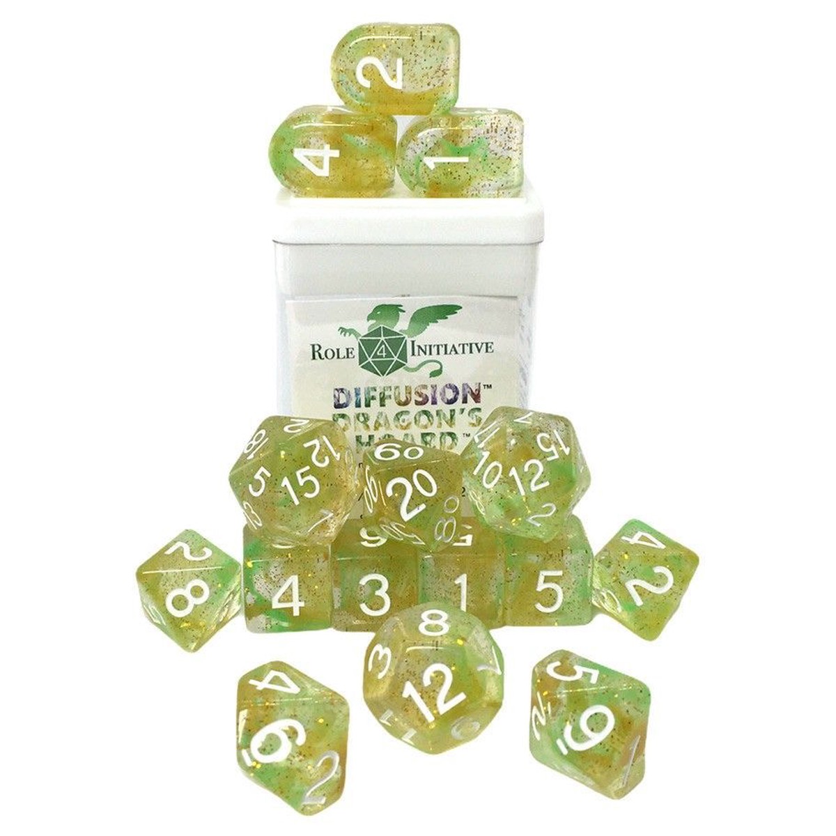 Role4Initiative 15ct Diffusion Dragon's Hoard Dice Set