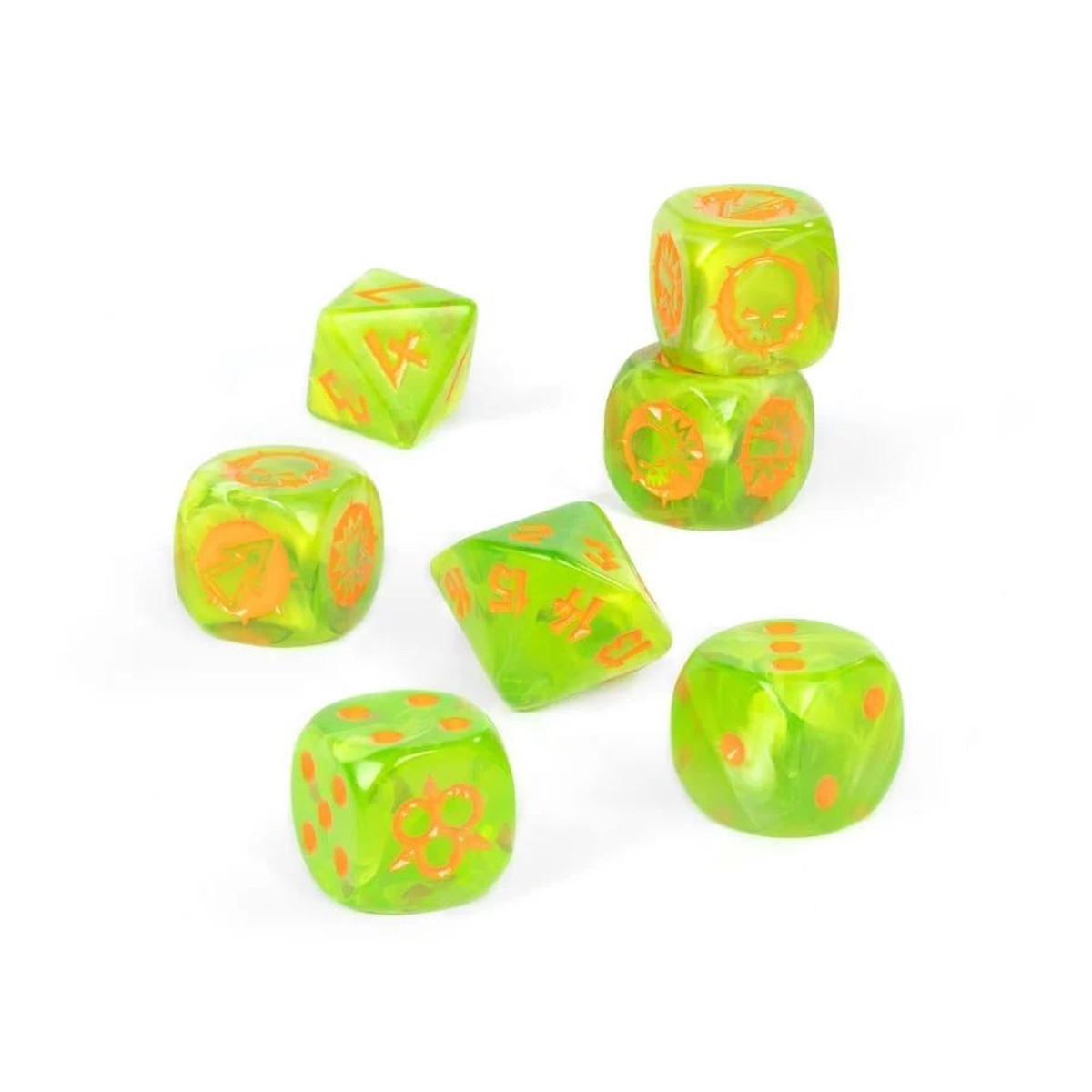 Blood Bowl Nurgle Team Dice