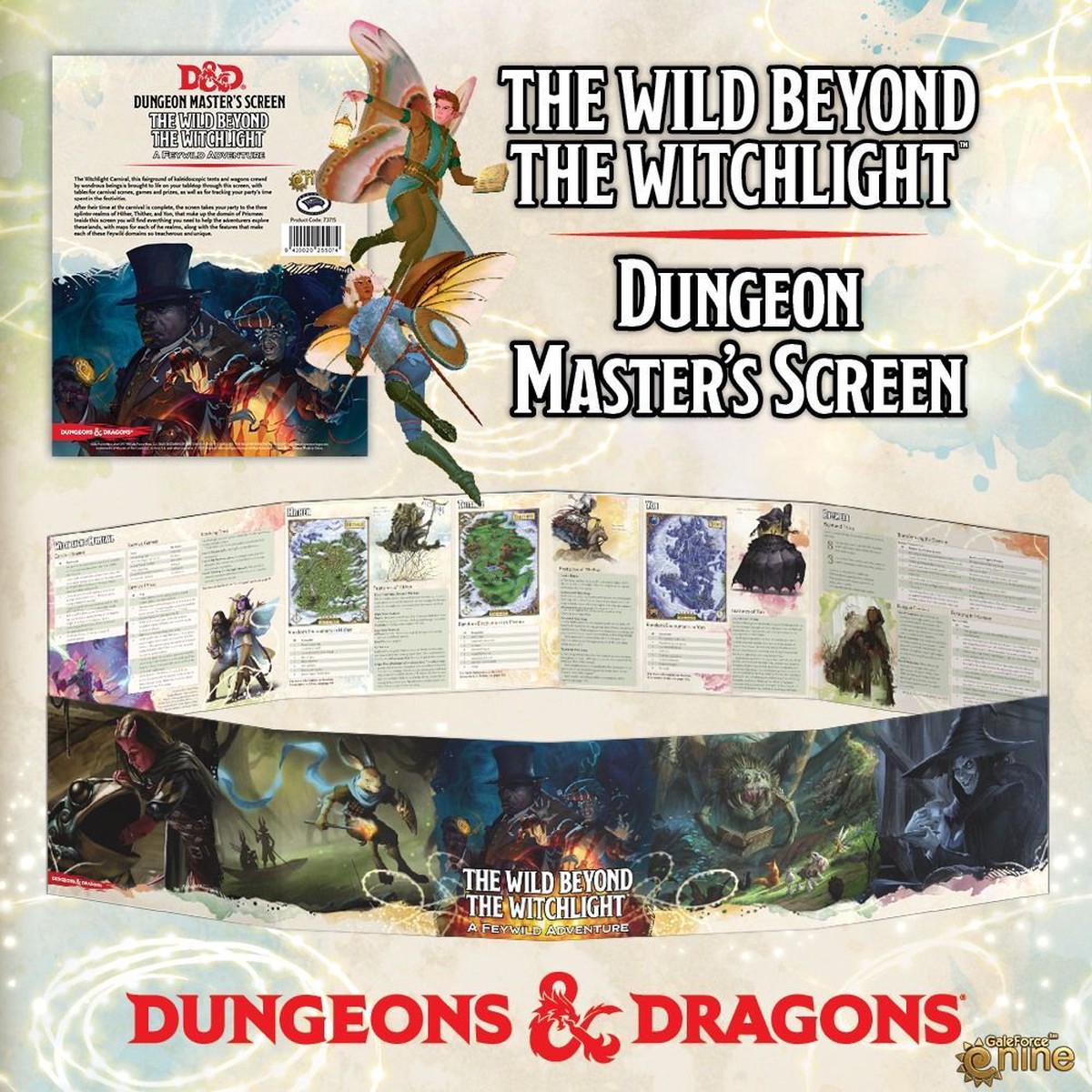 D&D 5e Dungeon Master's Screen: Wild Beyond the Witchlight