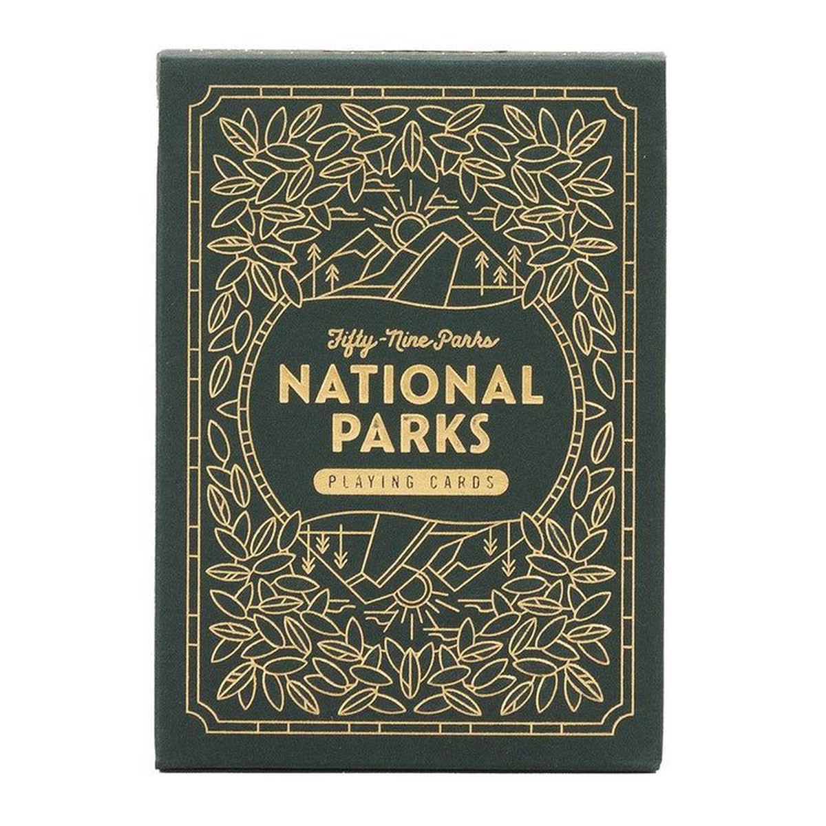 Parks Playing Cards Green