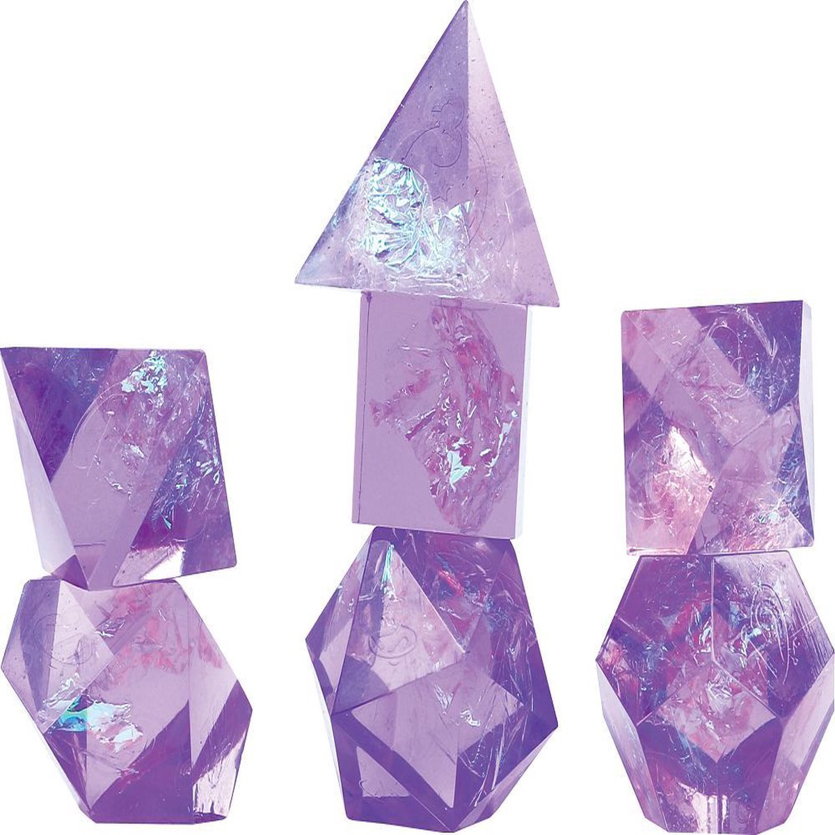 7ct Cloak & Dagger Dice Purple