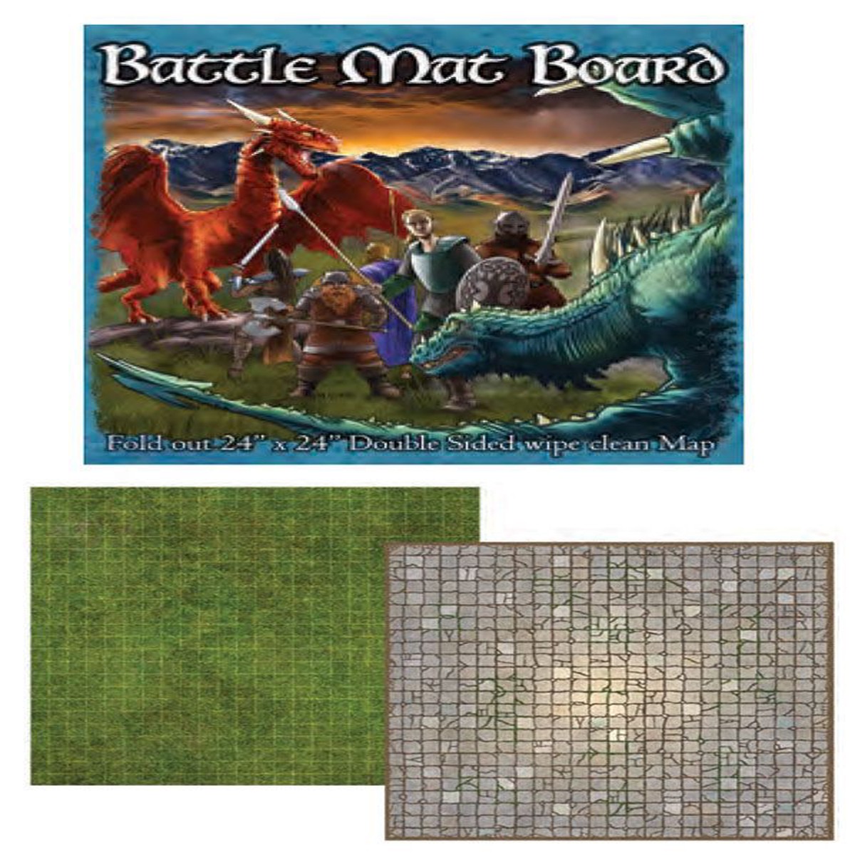 Battle Mats: Board Grass/Flagstones