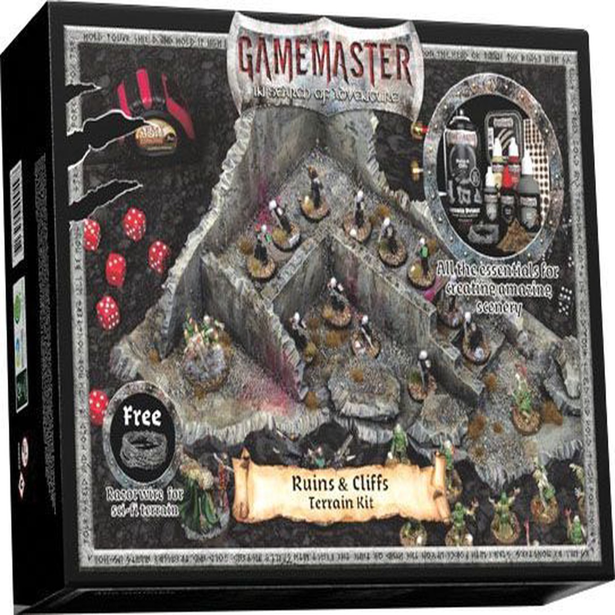 Gamemaster Ruins & Cliffs Terrain Kit