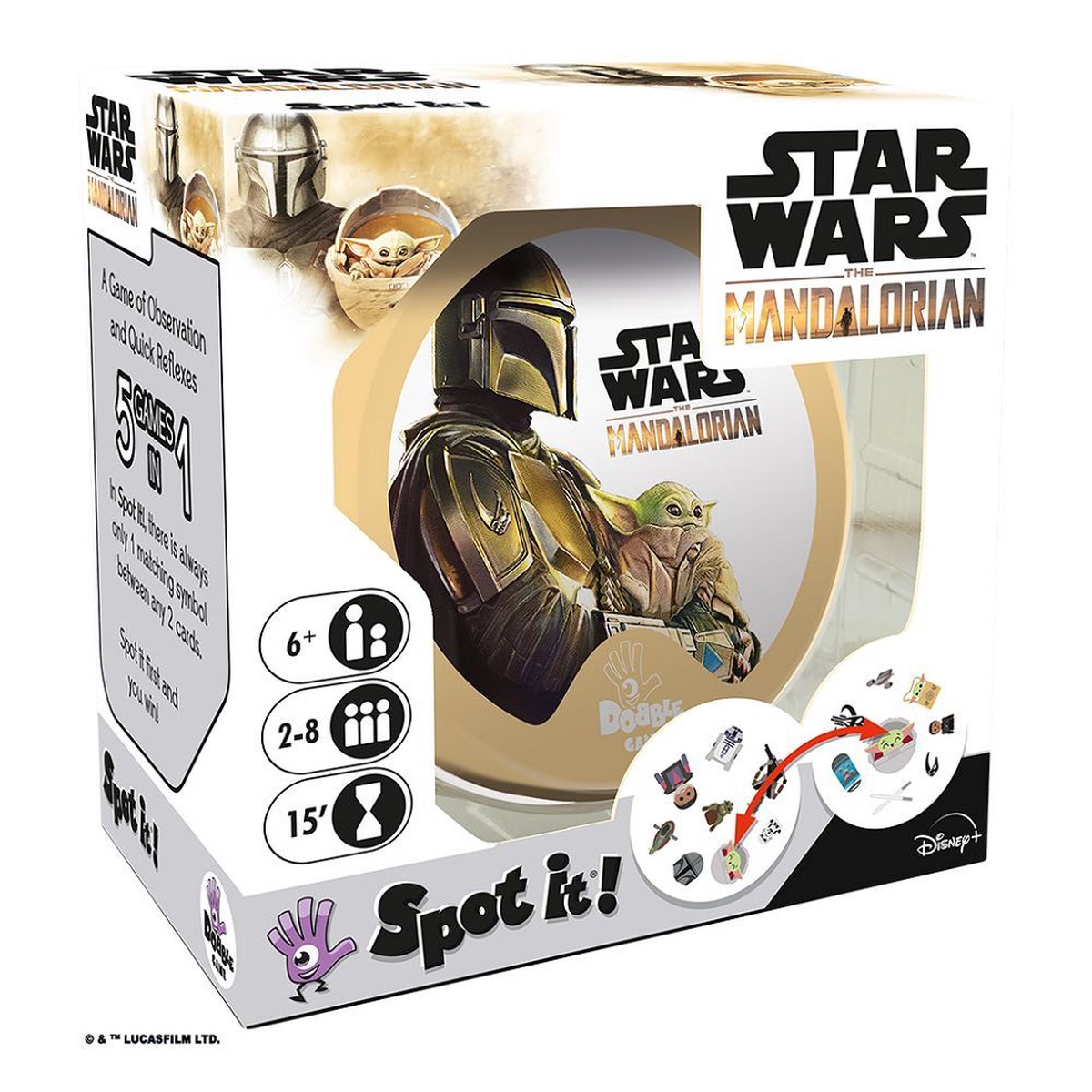 New Arrival Spot It! Mandalorian