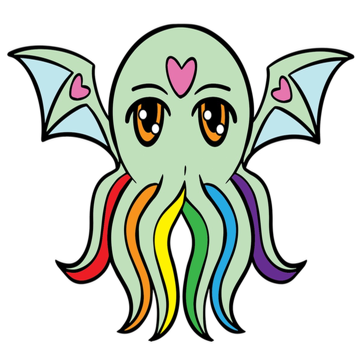 Pridethulhu Pin Rainbow
