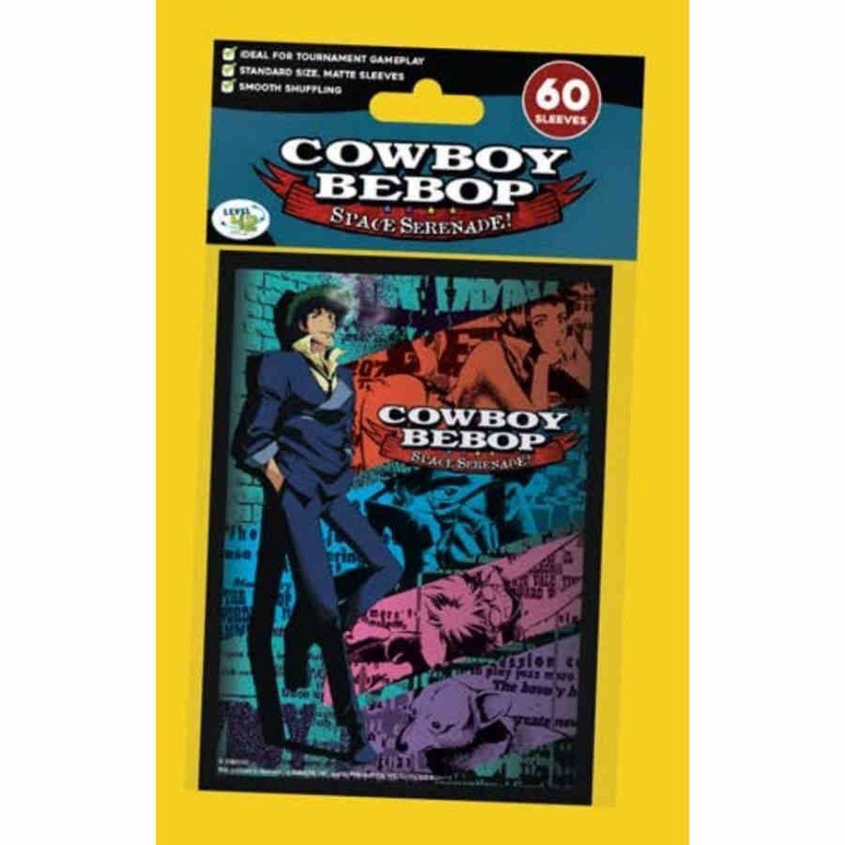 Standard Size Card Sleeves 60ct Cowboy Bebop Space Serenade Spike