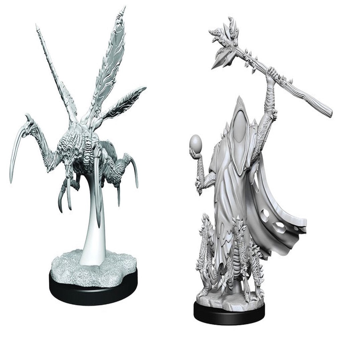 Critical Role Unpainted Miniatures: Core Spawn Emissary & Seer (90368)