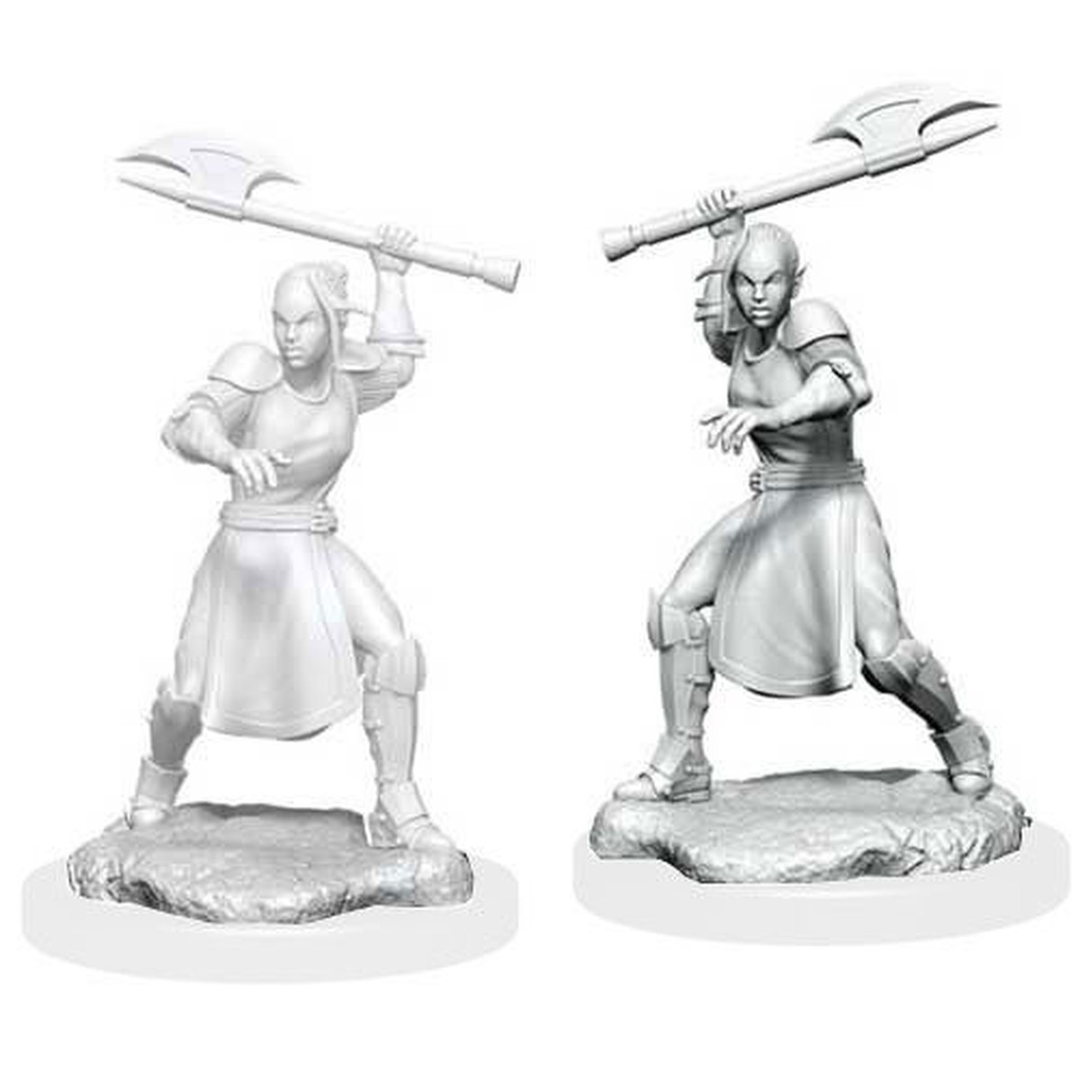 Critical Role Unpainted Miniatures Female Half Elf Echo-Knight & Echo (90379)