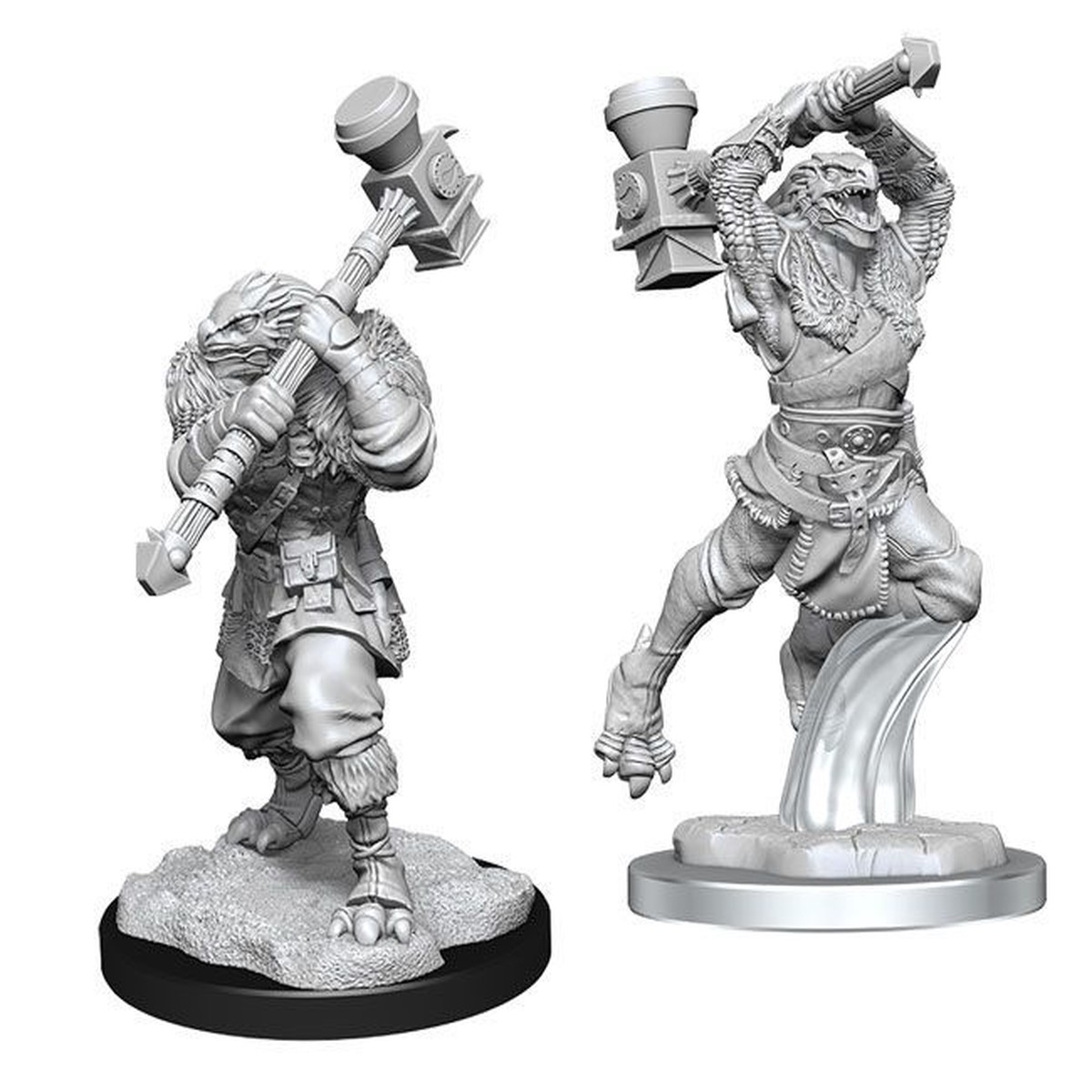 Critical Role Unpainted Miniatures Female Ravenite Half Dragon Barbarian (90384)