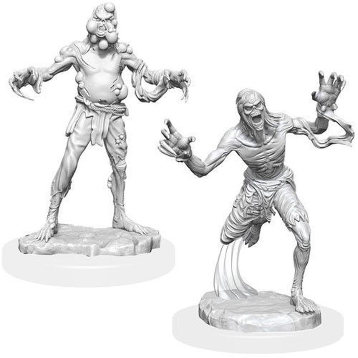 Critical Role Unpainted Miniatures Husk Zombies (90376)