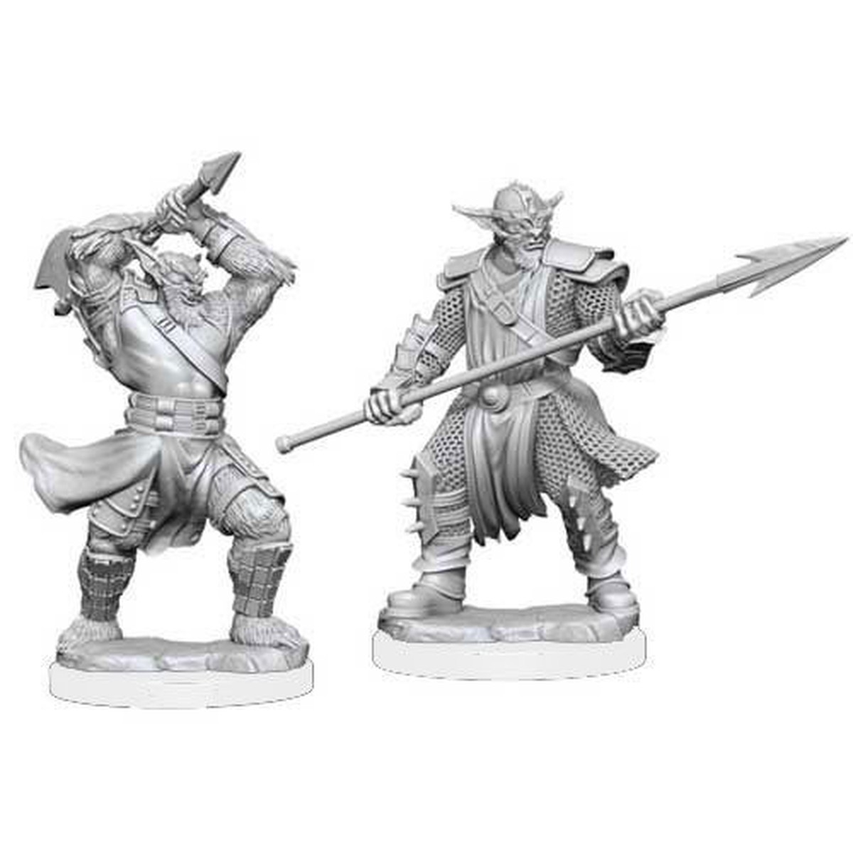 Critical Role Unpainted Miniatures Male Bugbear Fighter (90387)