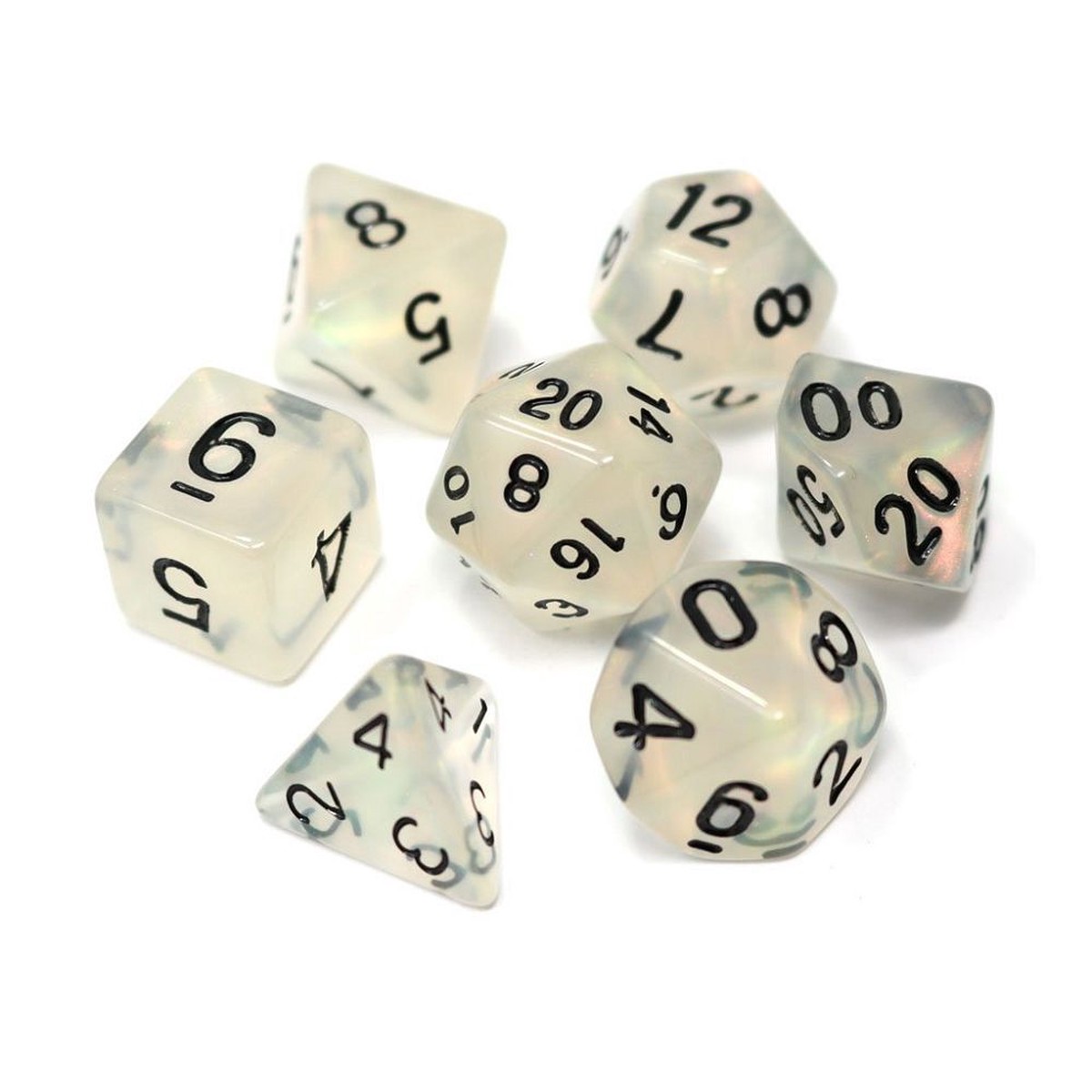 Dice Hard Dice 7ct Polyhedral Dice Set Divination