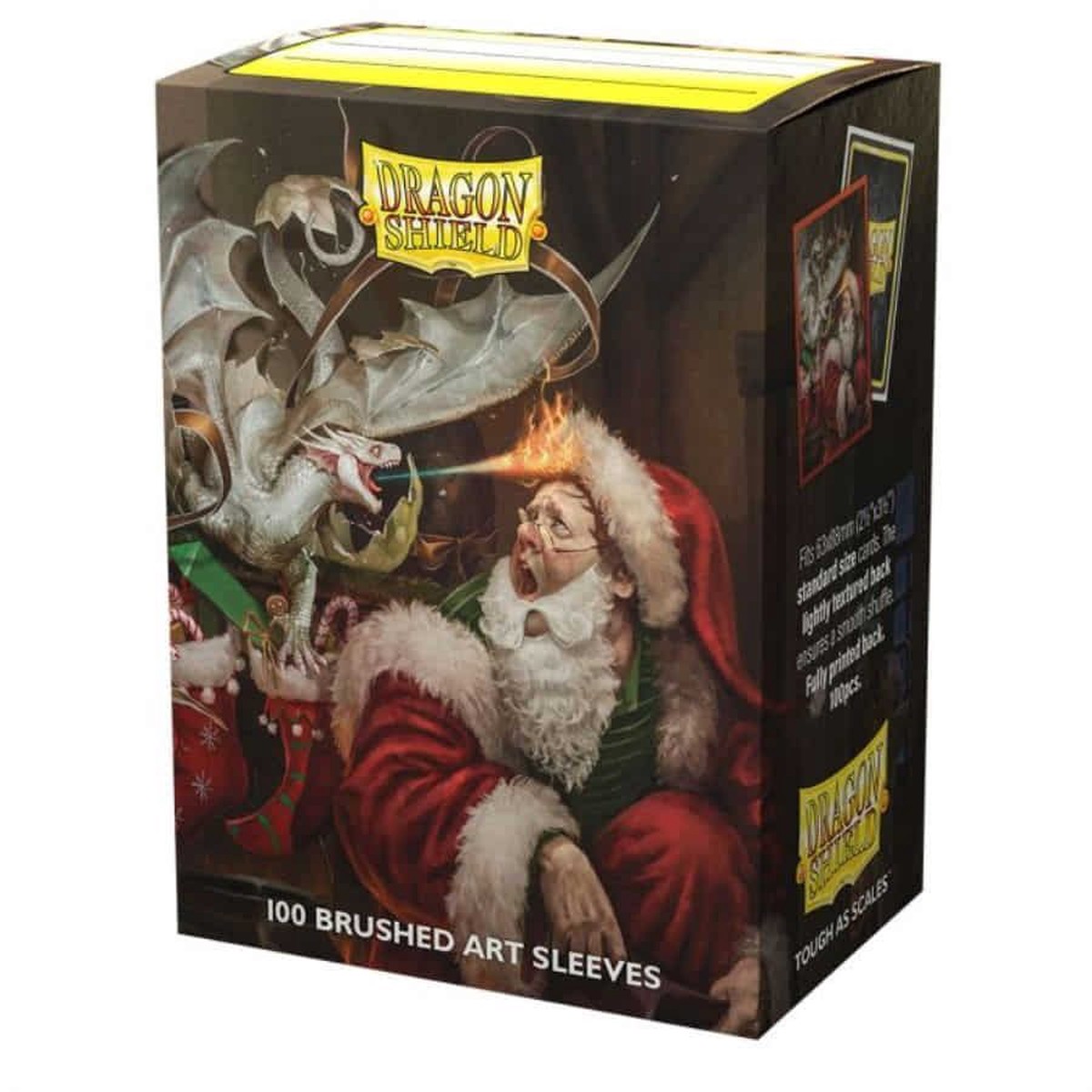 Dragon Shield 100ct Standard Size Brushed Art Sleeves - Christmas 2021 (12066)