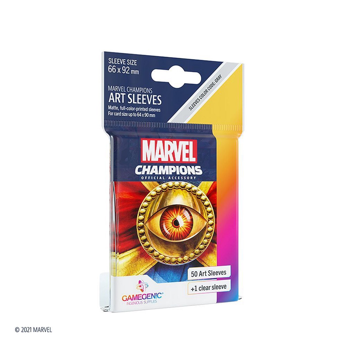 Gamegenic 50ct Standard Size Card Sleeves Marvel Champions Doctor Strange (15011)