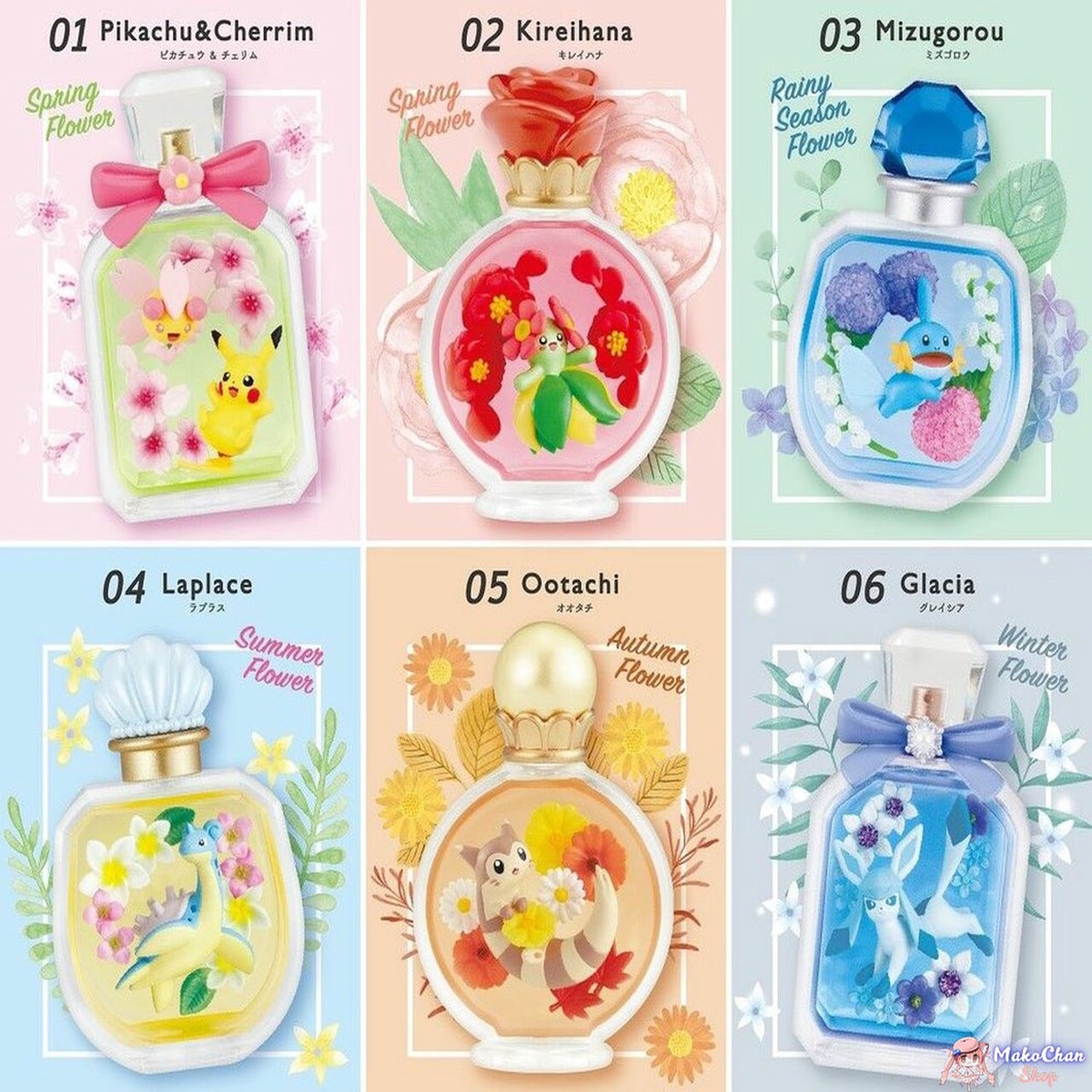 Pokemon Rement Petit Fleur Seasonal Flowers Blind Box Figure