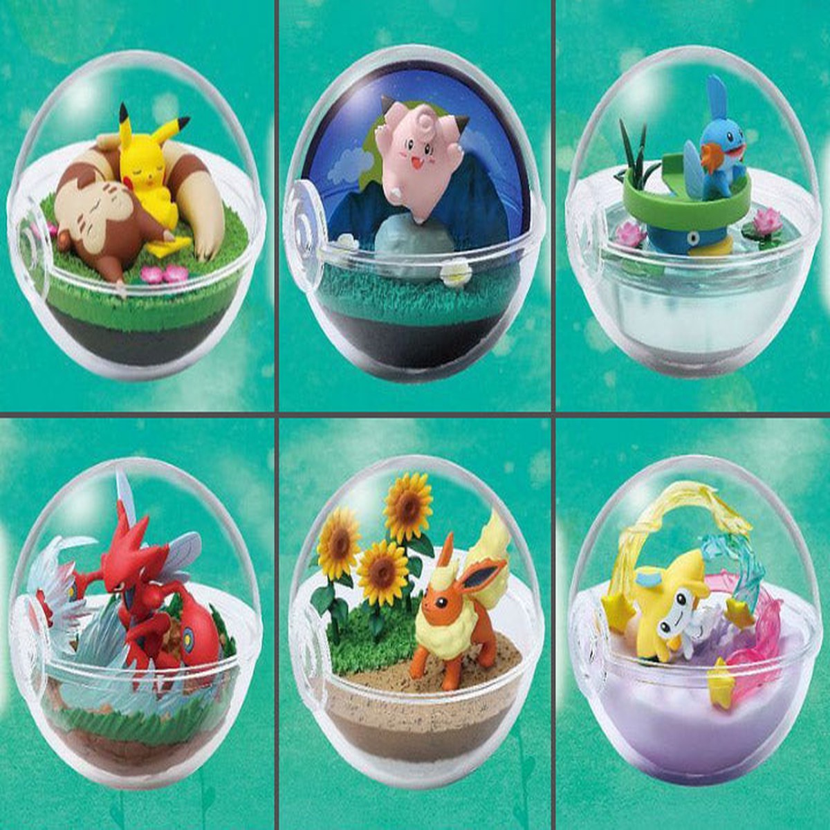 Pokemon Rement Terrarium Collection 8 Blind Box Figure