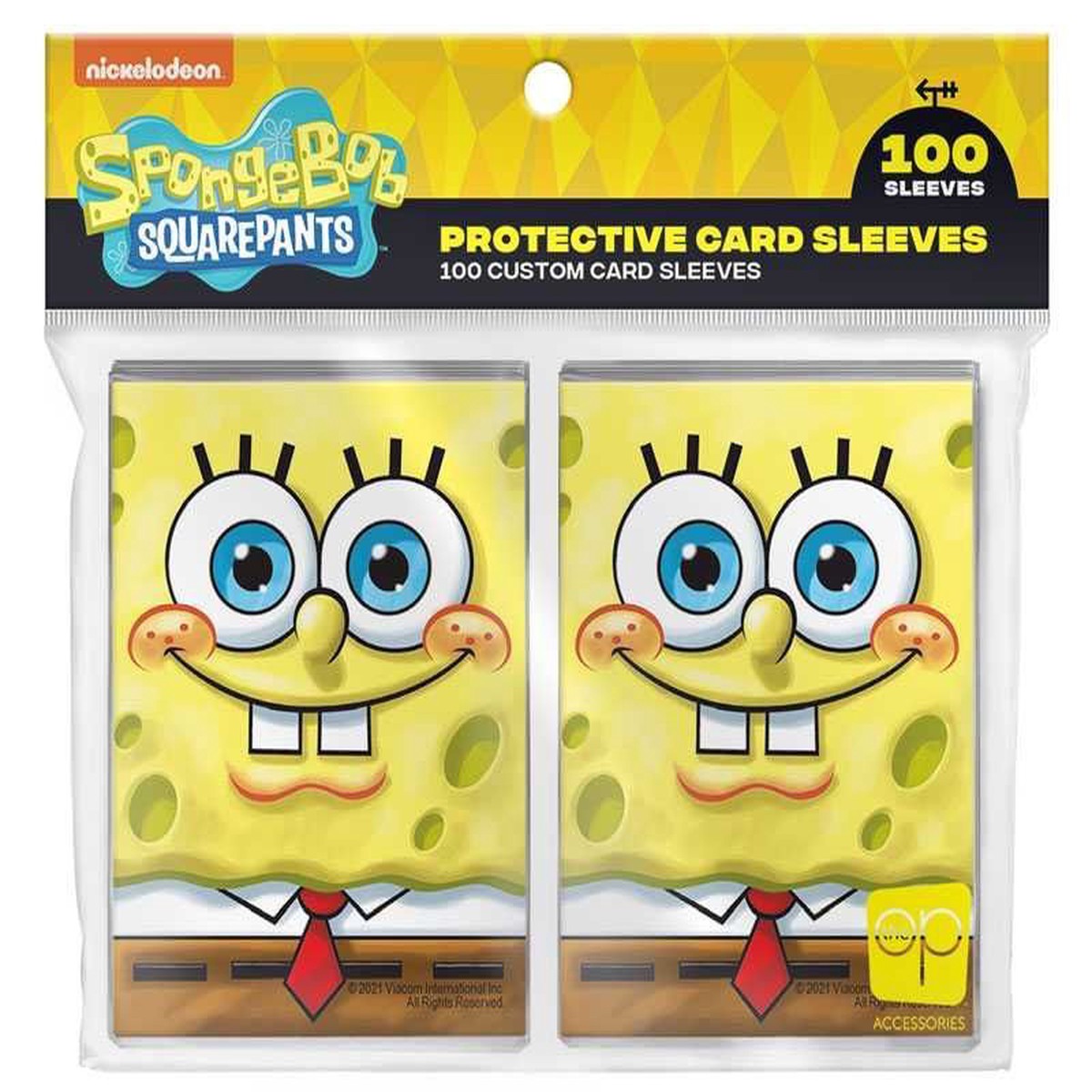 Standard Size Card Sleeves 100ct Spongebob Squarepants
