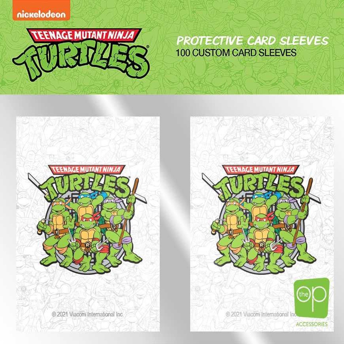 Standard Size Card Sleeves 100ct Teenage Mutant Ninja Turtles
