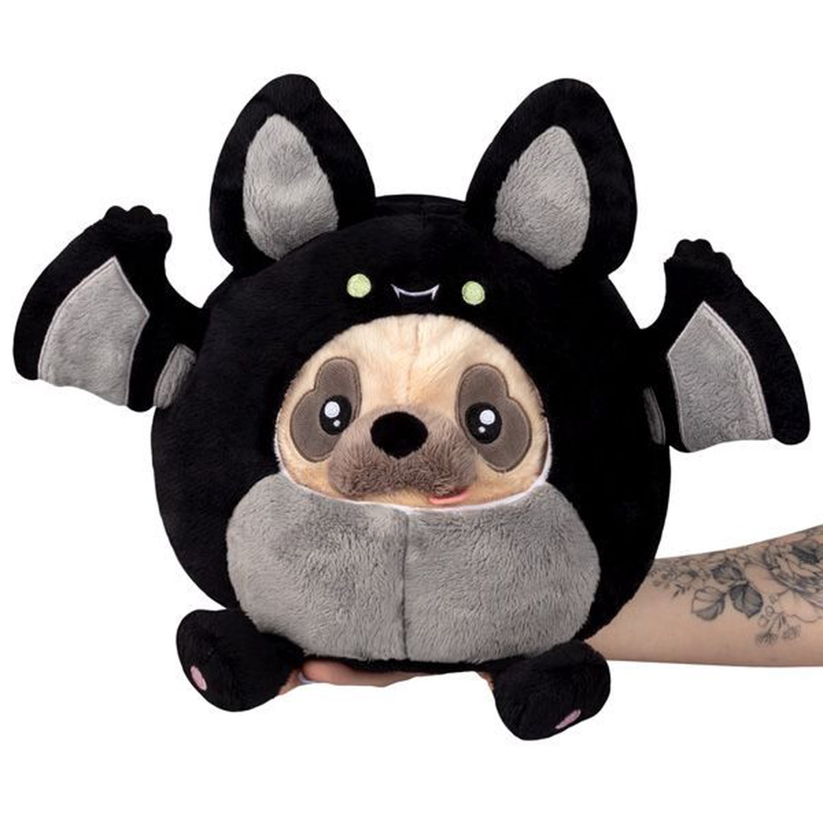 Undercover Pug in Bat Squishable