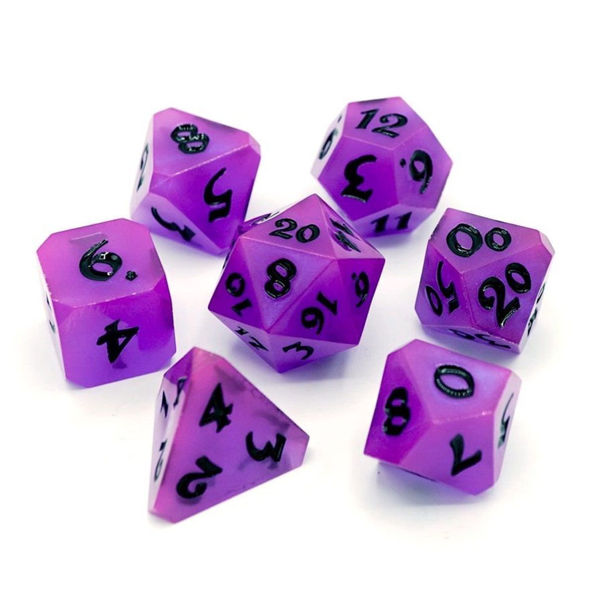 Dice Hard Dice 7ct Polyhedral Dice Set Avalore Enchanted Mischief