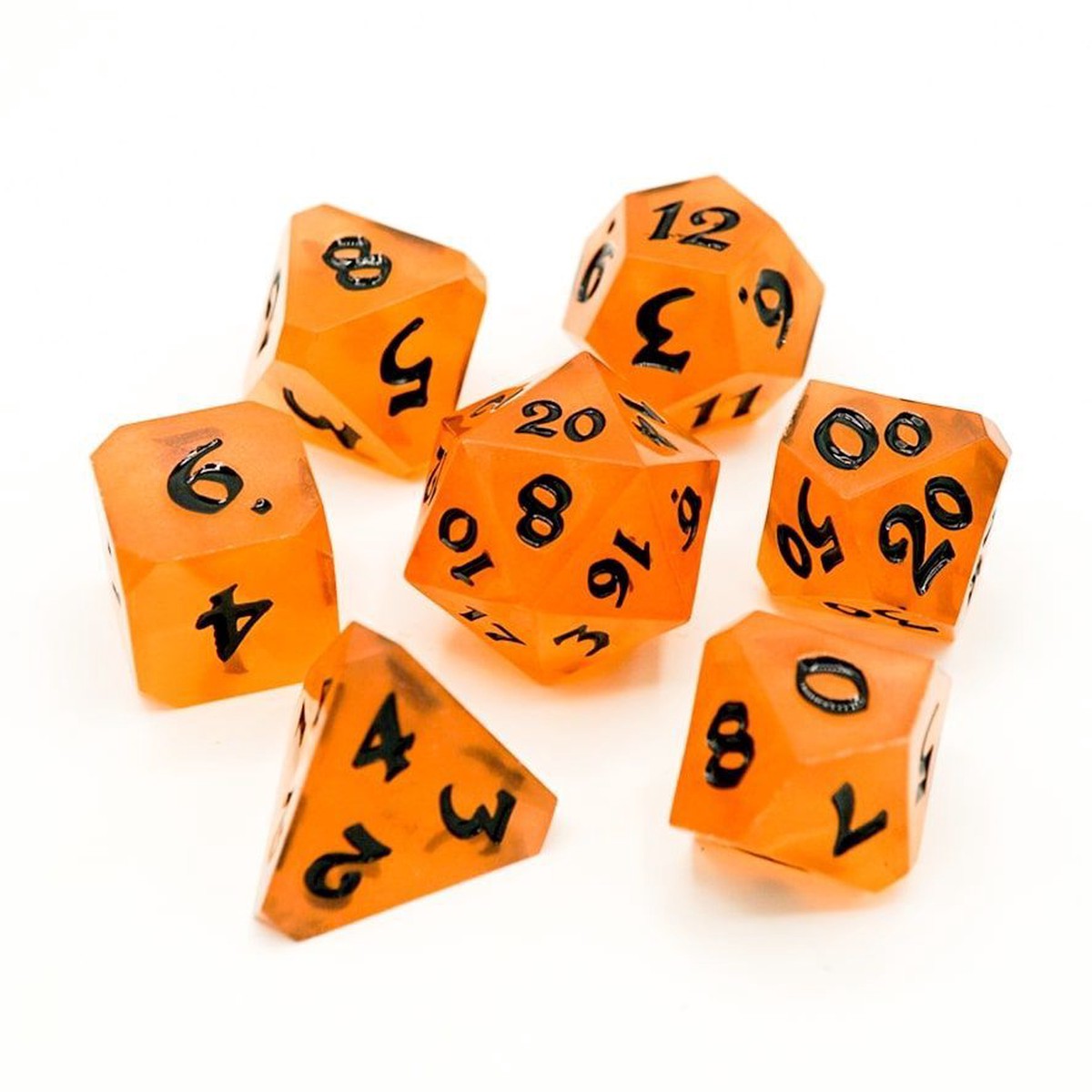Dice Hard Dice 7ct Polyhedral Dice Set Avalore Enchanted Samhain