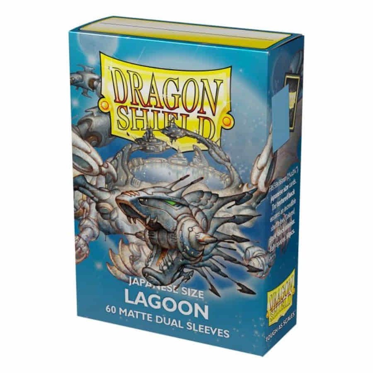 Dragon Shield 60ct Japanese Size Matte Dual Sleeves Lagoon