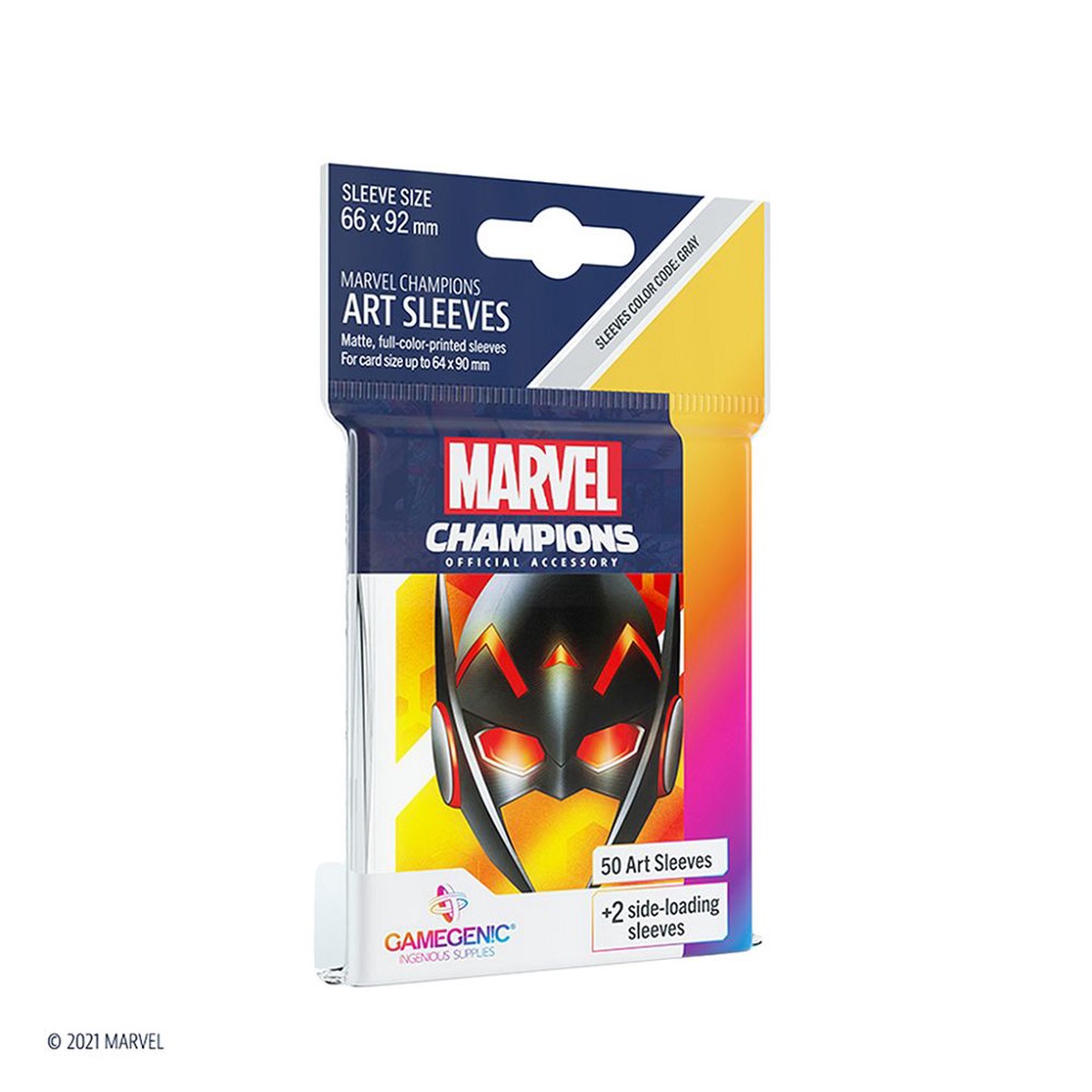 Gamegenic 50ct Standard Size Card Sleeves Marvel Champions Wasp (15005)