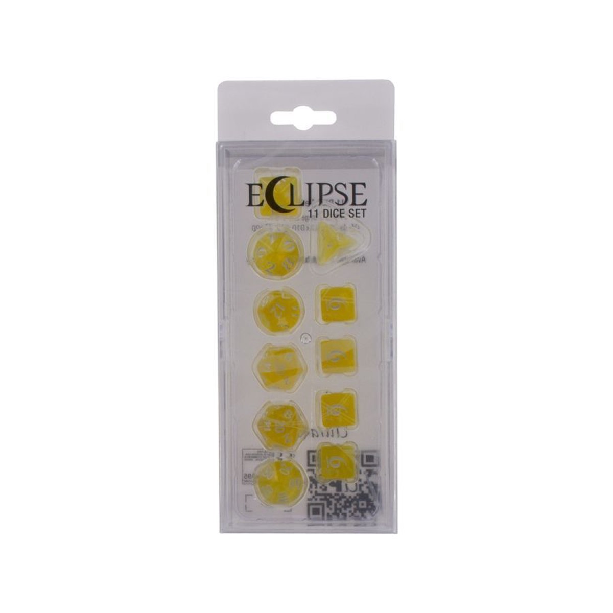 Ultra Pro Eclipse 11ct Dice Set Lemon Yellow (15568)