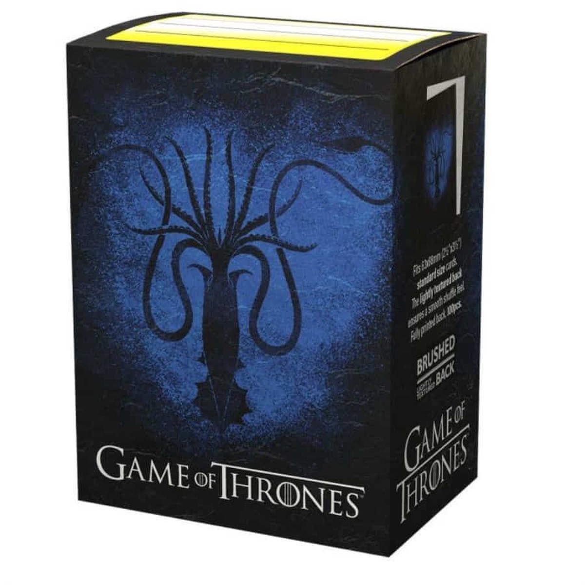 Dragon Shield Brushed Art Sleeves Game of Thrones House Greyjoy Standard Size 100ct (16032)