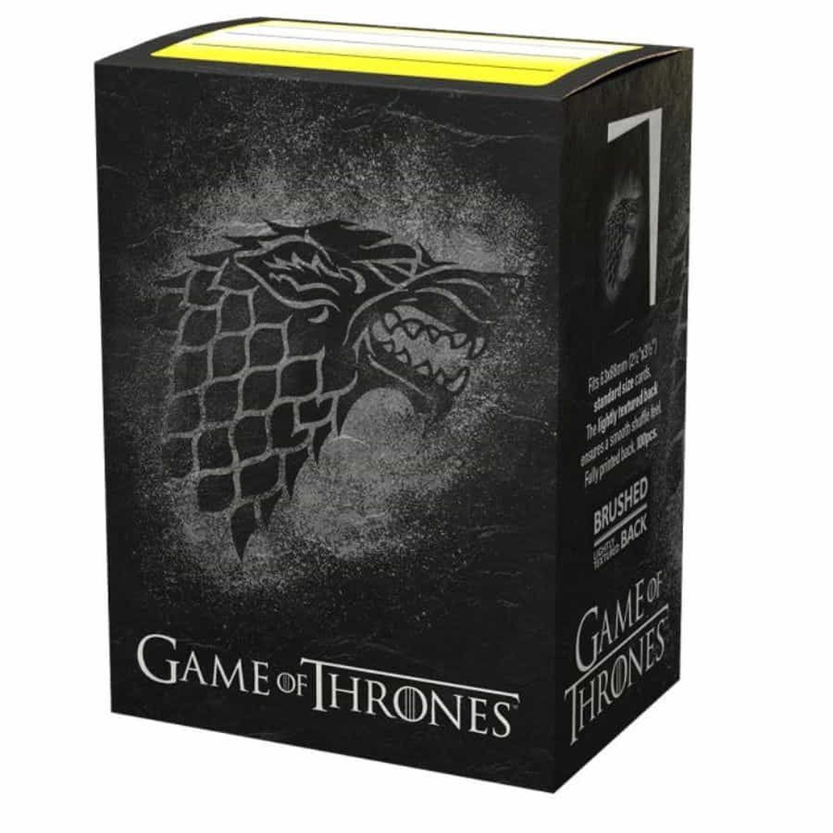 Dragon Shield Brushed Art Sleeves Game of Thrones House Stark Standard Size 100ct (16029)