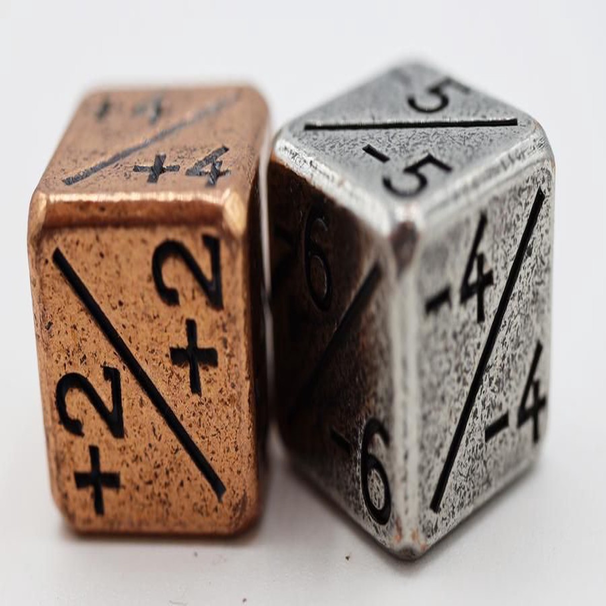 Foam Brain Games +1/-1 Metal Mixed Counter Dice