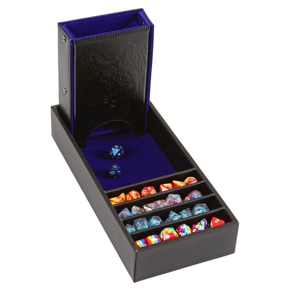 Blue Citadel Dice Tower & Tray