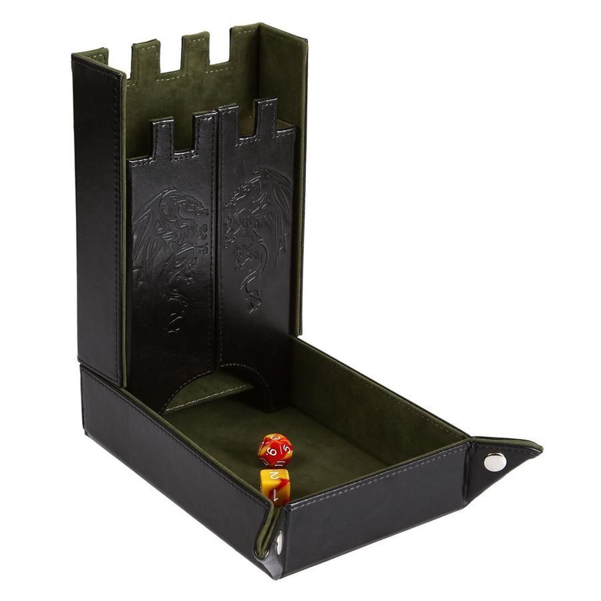 Green Forged Draco Dice Tower