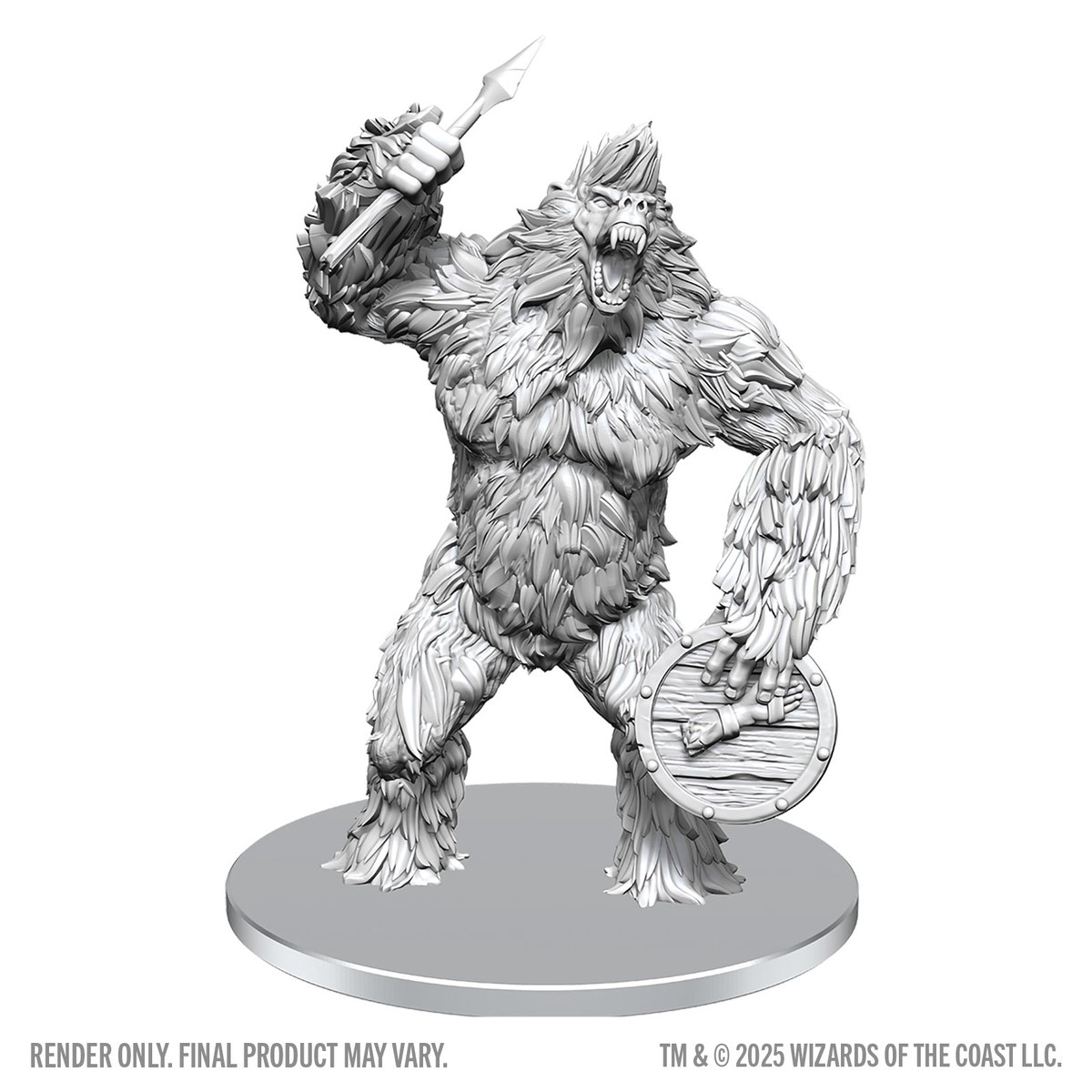 New Arrival Dungeons & Dragons: Nolzur`s Marvelous Unpainted Miniatures - W28 Classic Yeti